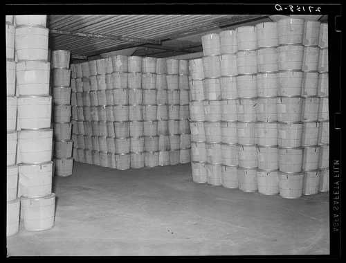 Butter cold storage room